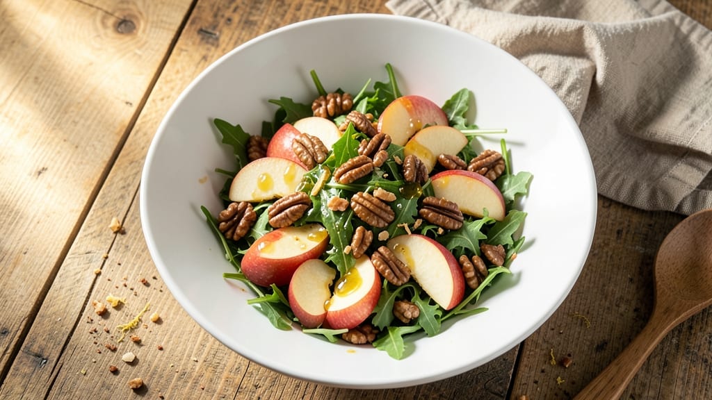 Apple Pecan Arugula Salad Recipe: Sweet-Tart Crunch That Stands Up to Any Meal