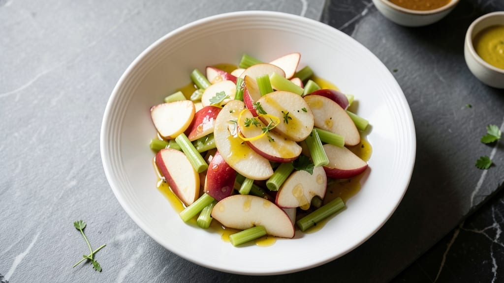 Apple Jicama Salad Recipe: Crisp Celery and Citrus Brightness