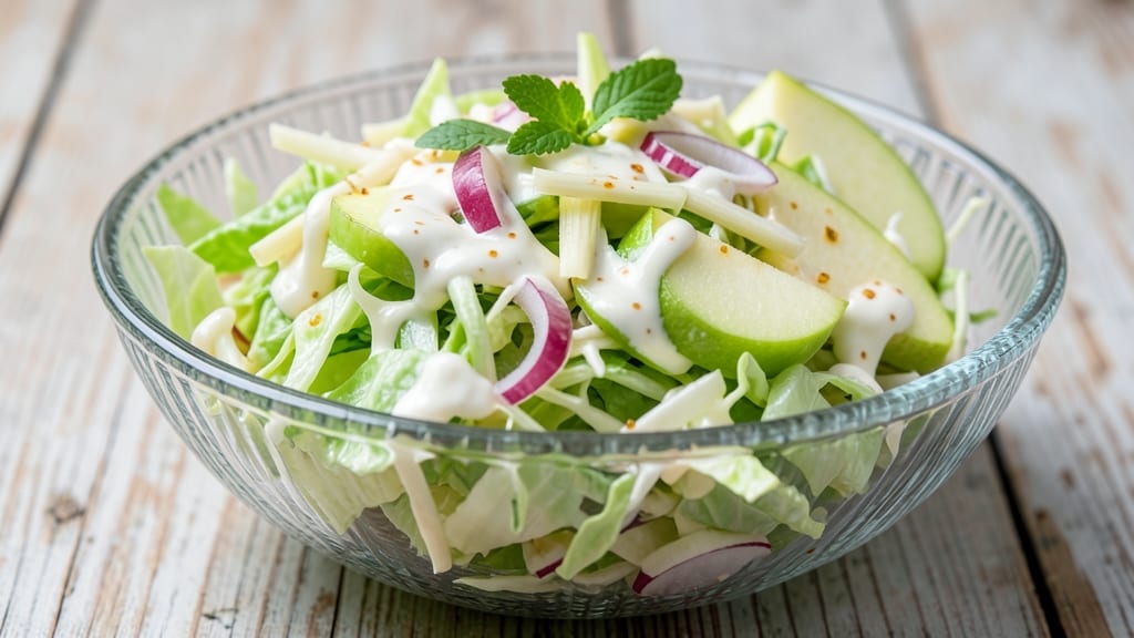 Homemade Apple and Coleslaw Recipe: Crunchy Celery and Sweet Apple Harmony