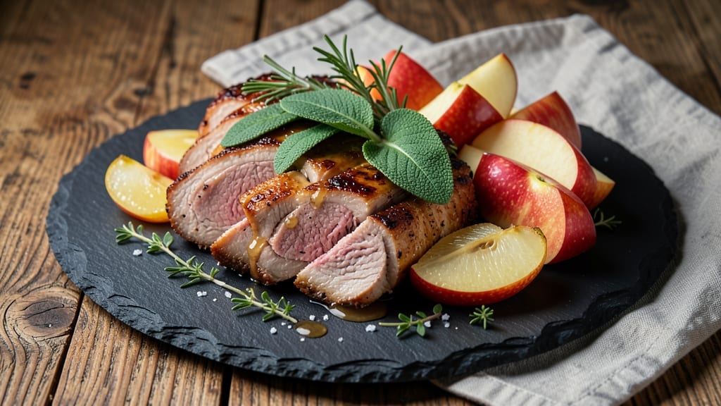 Pork Apple Sage Recipe: Herb-Infused Roast With Caramelized Crunch