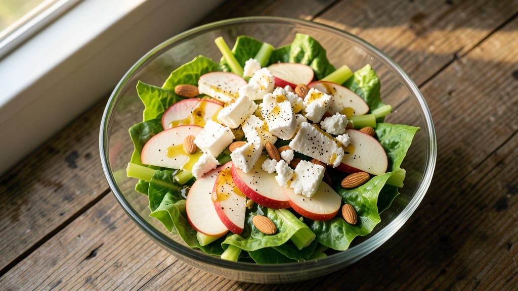 Apple Almond Salad Recipe: Crisp Celery and Sweet Tart Bite