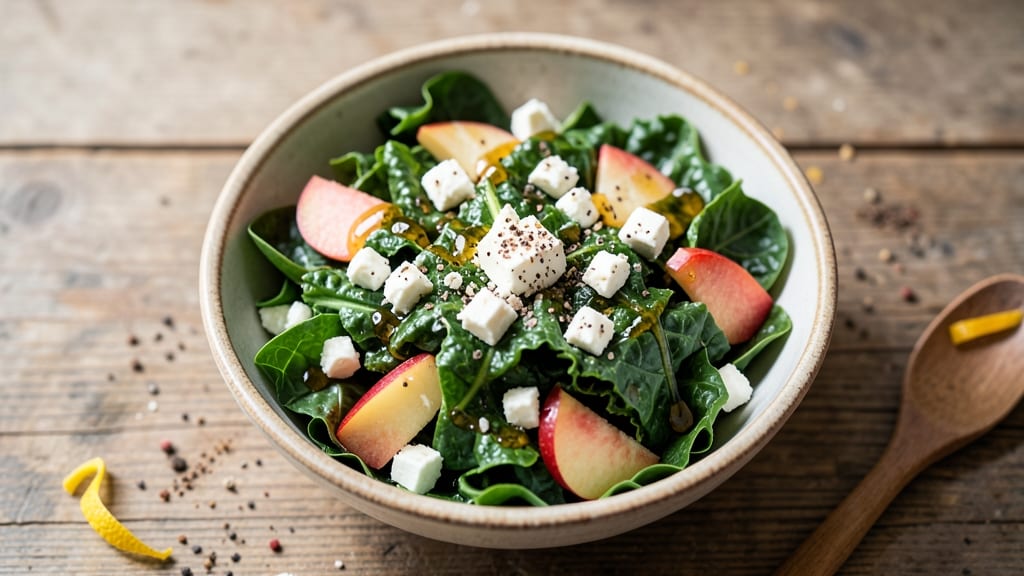 Kale Apple Feta Salad Recipe: Crunchy, Sweet, and Tangy Layered Freshness