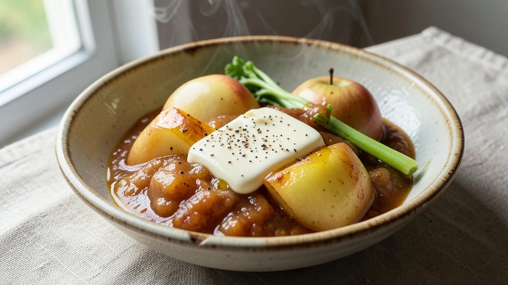 Gravenstein Apple Sauce Recipe: Celery-Pepper Crunch With Tart-Sweet Balance