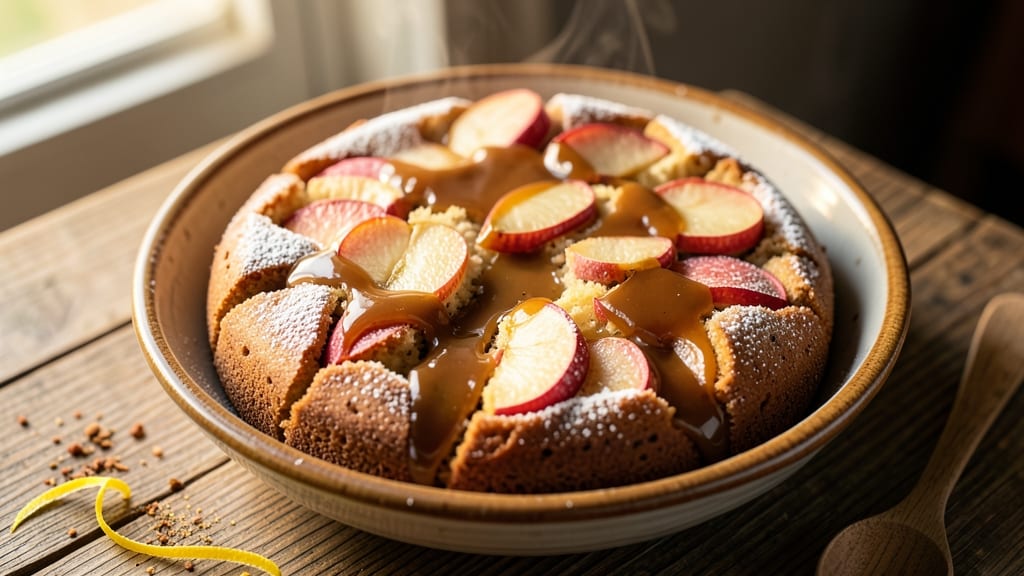 Fresh Apple Cake With Caramel Sauce Recipe: Moist Layers and Silky Drizzle Magic