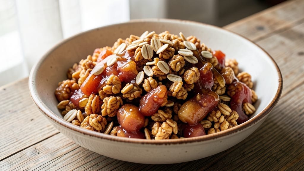 Apple Sauce Granola Recipe: Warm Spice Clusters With Chewy Oat Bites