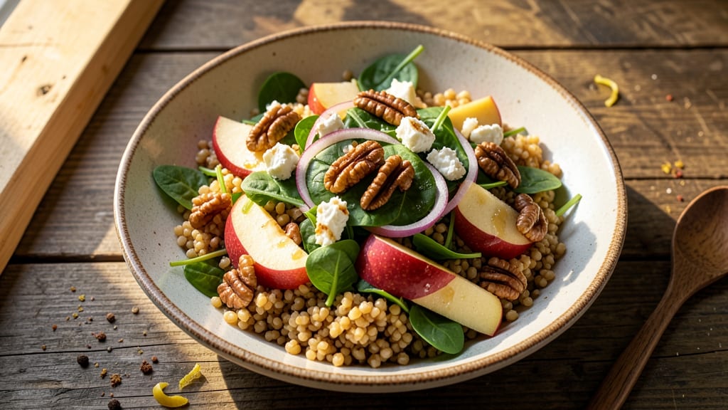 Apple Farro Salad Recipe: Nutty Grain and Crisp Apple Crunch Fusion