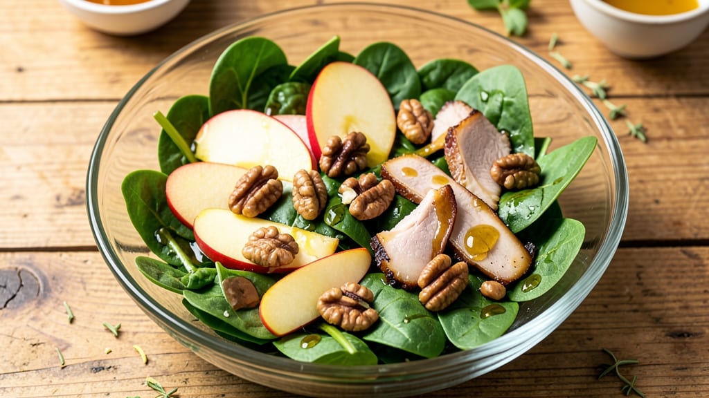 Turkey Apple Walnut Salad Recipe: Crunchy Nutty Freshness With Herbed Vinaigrette