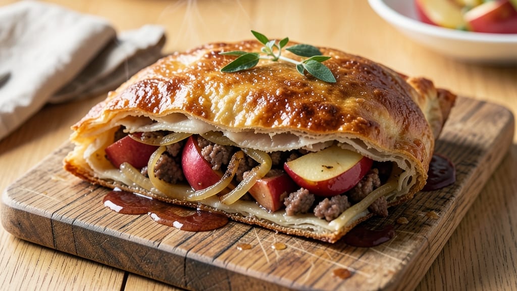 Pork And Apple Pasty Recipe: Flaky Crust Hugs Savory Meat and Sweet Apple Filling