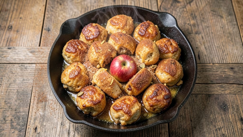 Fried Apple Pie Balls With Pancake Mix Recipe: Crispy-Outside, Gooey-Apple Center Bites