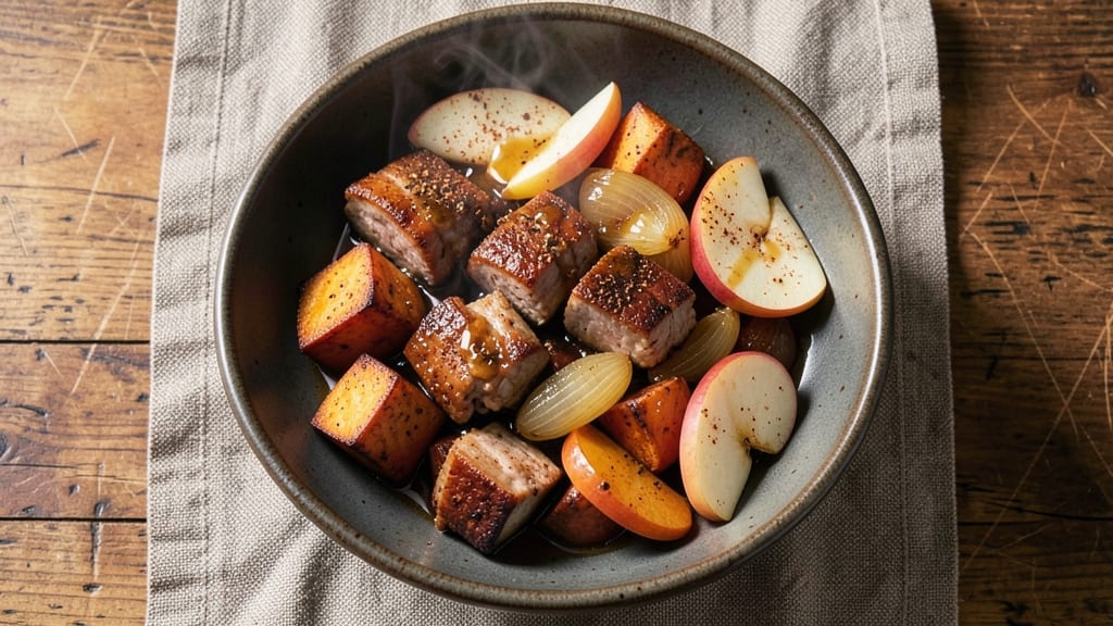 Pork Apple Sweet Potato Recipe: Caramelized Sweetness Meets Savory Crunch