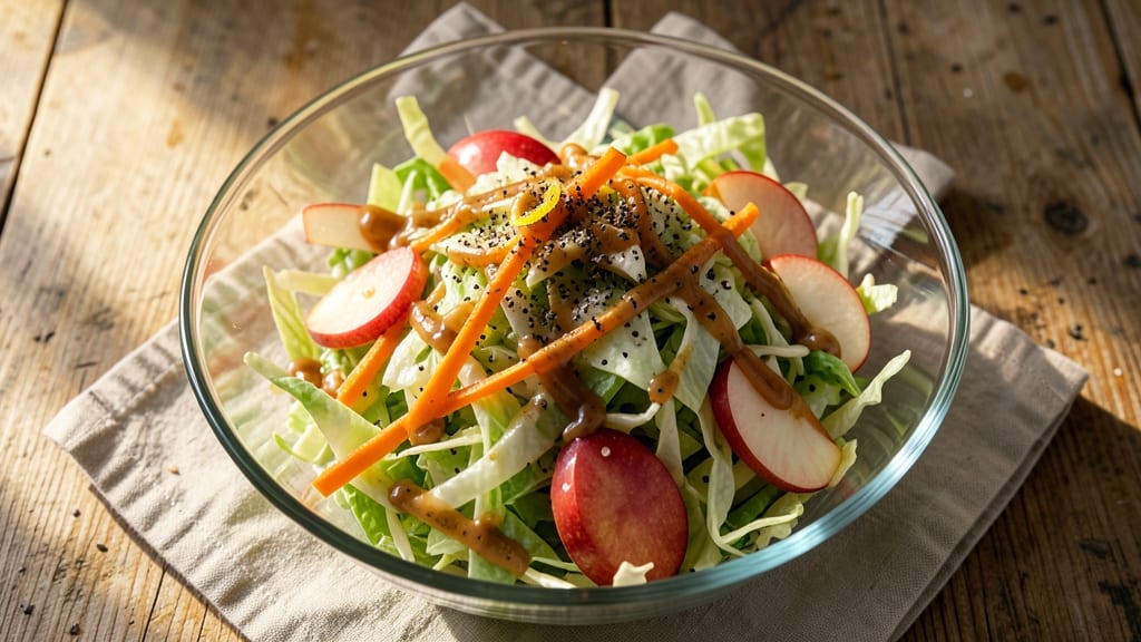 Cabbage Apple Carrot Coleslaw Recipe: Crunchy Triad With Zesty Vinaigrette Magic
