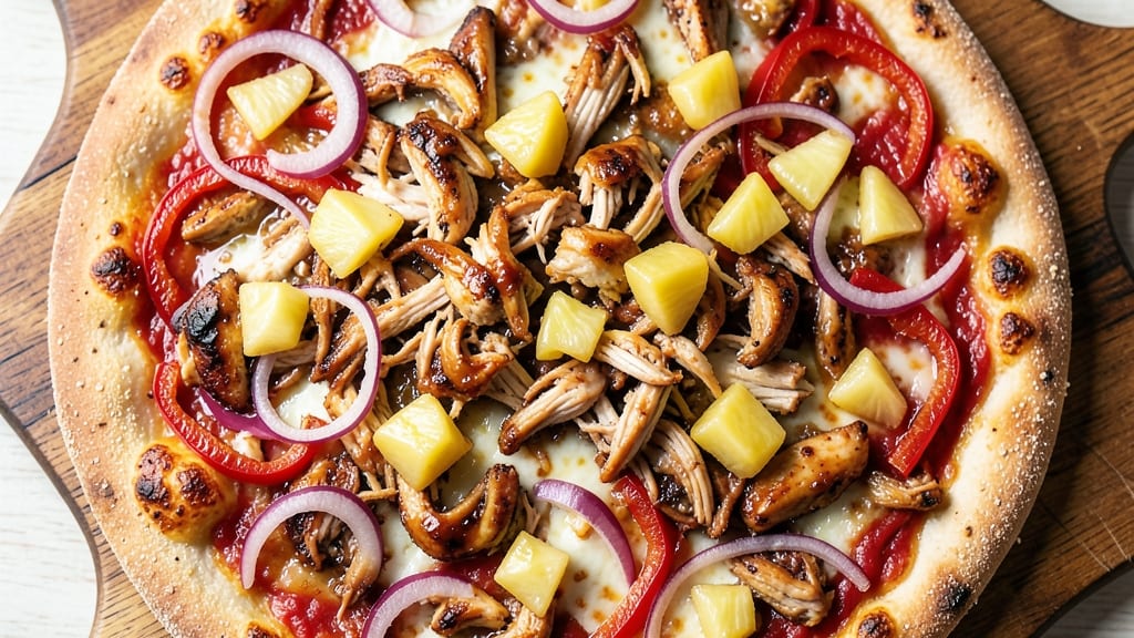 BBQ Chicken Pineapple Pizza Recipe: Sweet-Tart Crust With Smoky Caramelized Topping