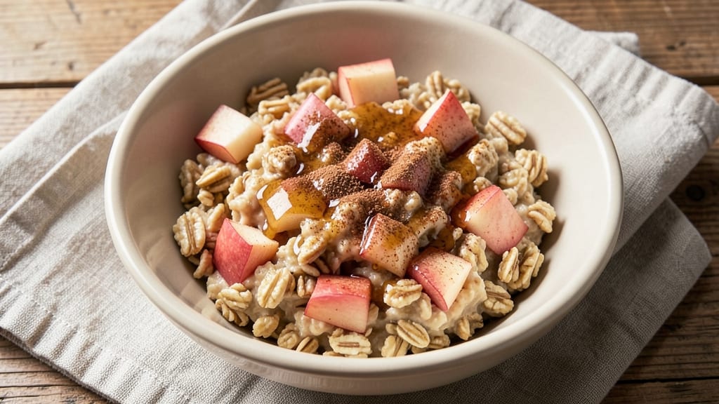 Apple Cinnamon Oatmeal Recipe: Microwave-Made Warmth in 5 Minutes