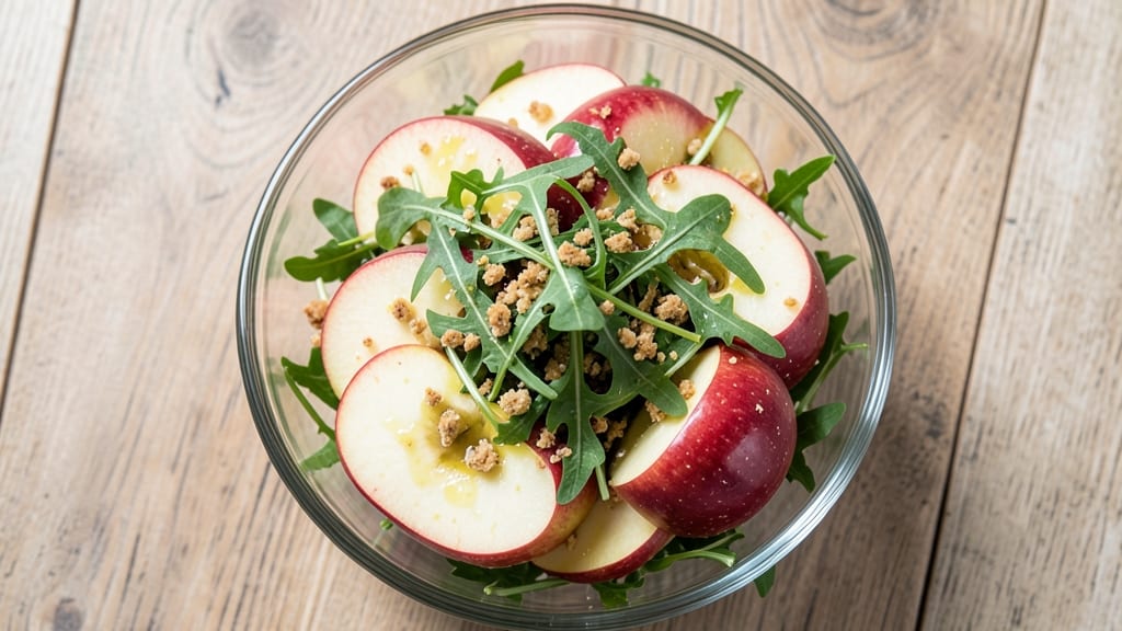 WW Apple Salad Recipe: Warm Spice Streusel Over Tart Apple Bites
