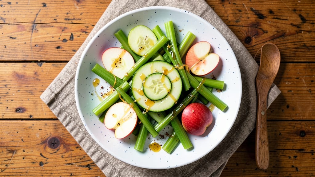 Cucumber Celery Apple Salad Recipe: Refreshing Crunch With Honey-Lime Zing