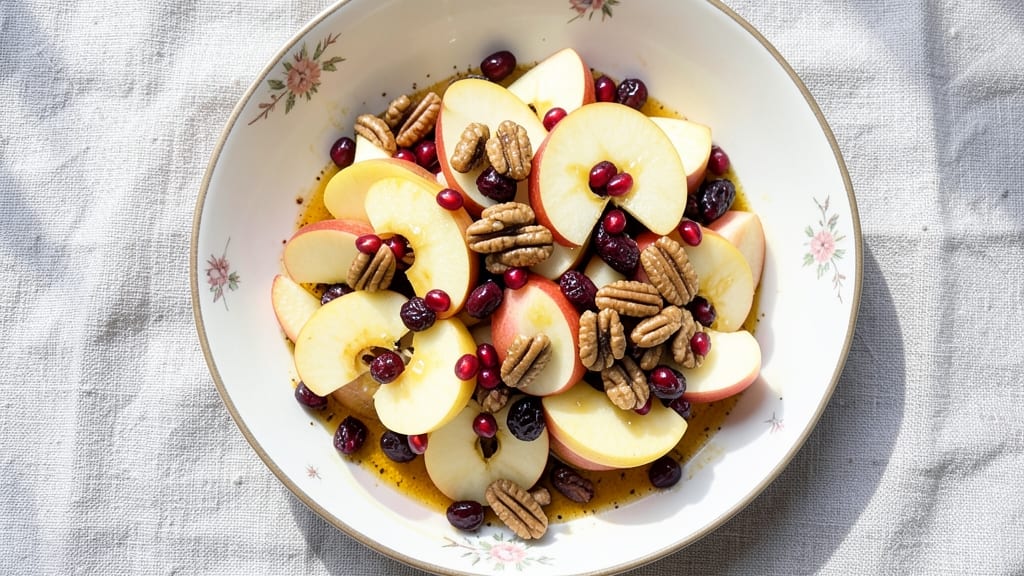 Apple Cranberry Fruit Salad Recipe: Brightly Balanced Sweet-Tart Bites