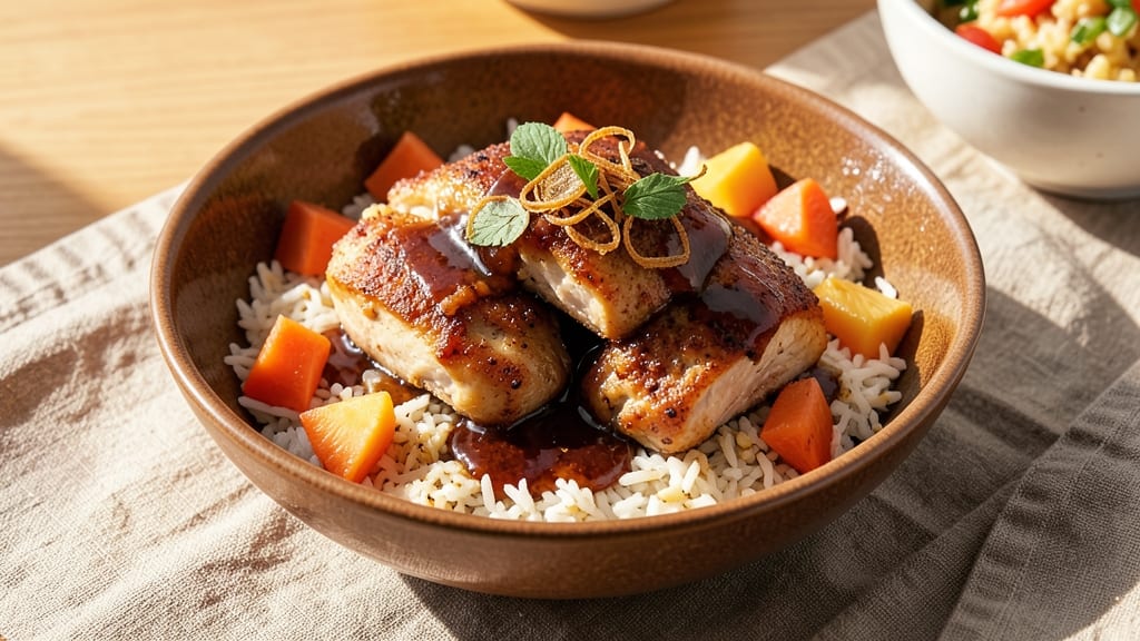 Air Fryer Pineapple Chicken and Rice Recipe: Tropical One-Pan Crunch Meets Juicy Protein