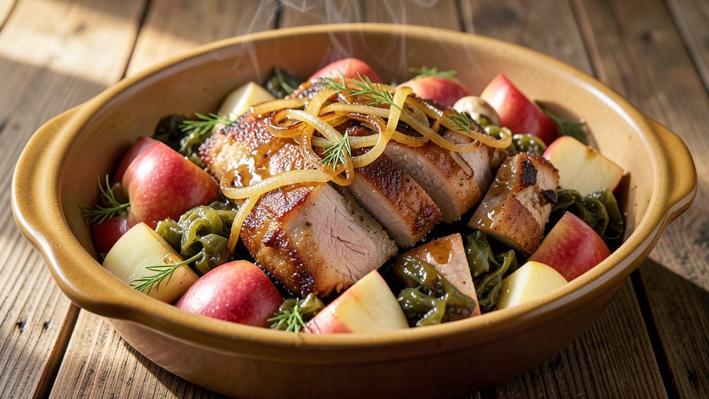 Pork Apple Sauerkraut Crock Pot Recipe: Sweet-Tart Crunch Fusion in One Pot