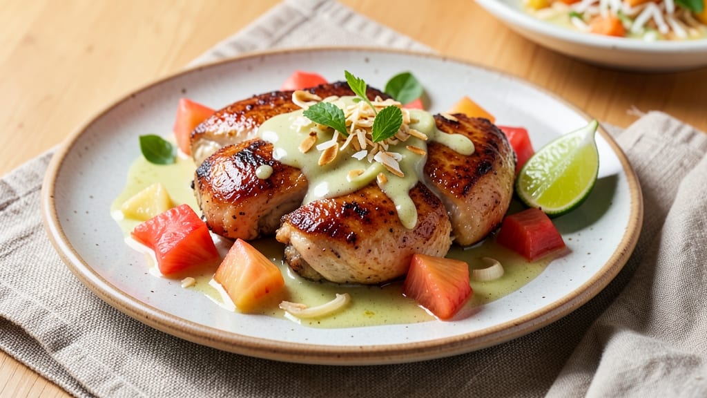 Chicken Coconut Milk Pineapple Recipe: Tropical Curry Simmered in Creamy Sweetness