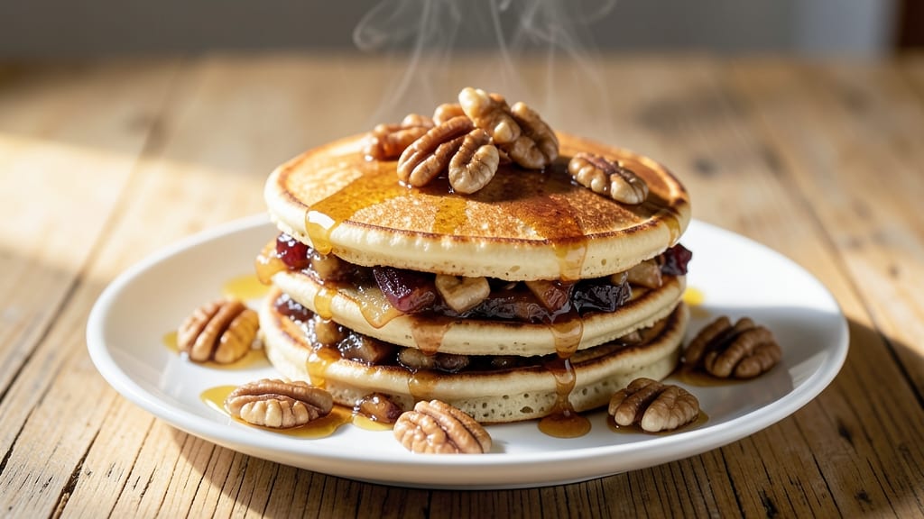 Apple Walnut Pancake Recipe: Nutty Crunch and Caramelized Apple Swirls