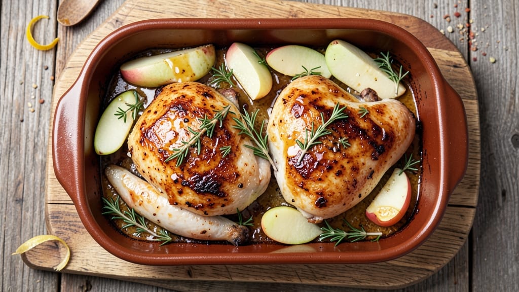 Chicken Apple Oven Recipe: Caramelized Sweetness Meets Savory Herb Crisp