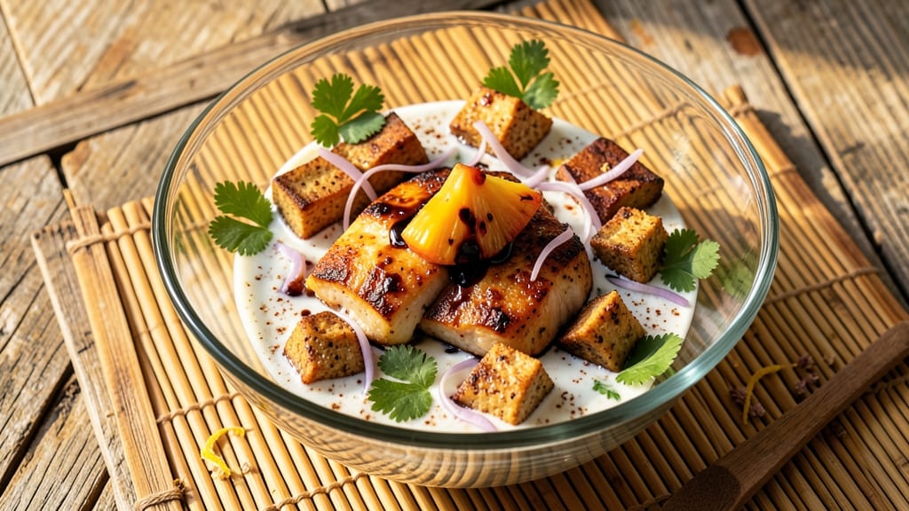 Jamaican Pineapple Bowl Recipe: Tropical Crunch Meets Spiced Sweetness
