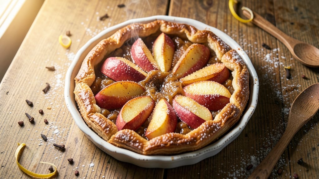 French Open Apple Tart Recipe: Buttery Crust Meets Spiced Apple Filling