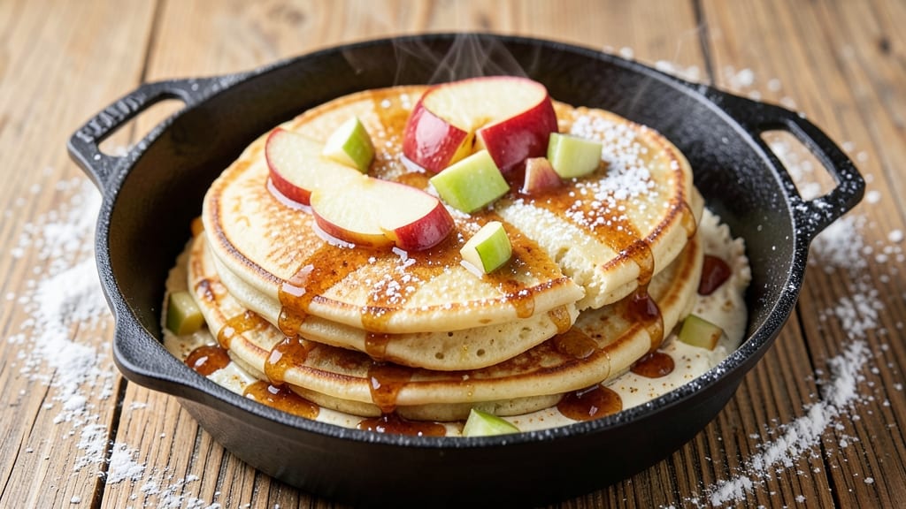 Dutch Oven Apple Pancakes Recipe: Crispy Streusel Crowns and Warm Spice Layers