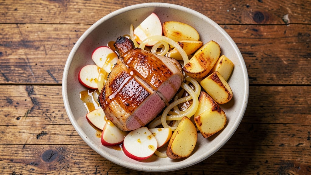 Pork Chop Apple Onion Potato Recipe: One-Pan Weeknight Feast