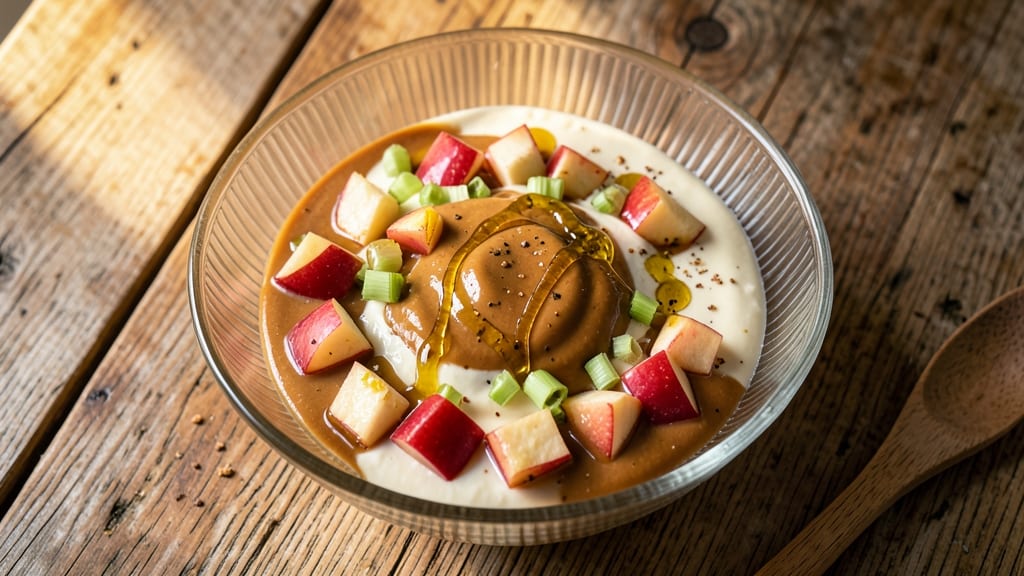 Panera Bread Fuji Apple Chicken Salad Dressing Recipe: Silky Apple-Celery Vinaigrette With Warm Cinnamon Kick
