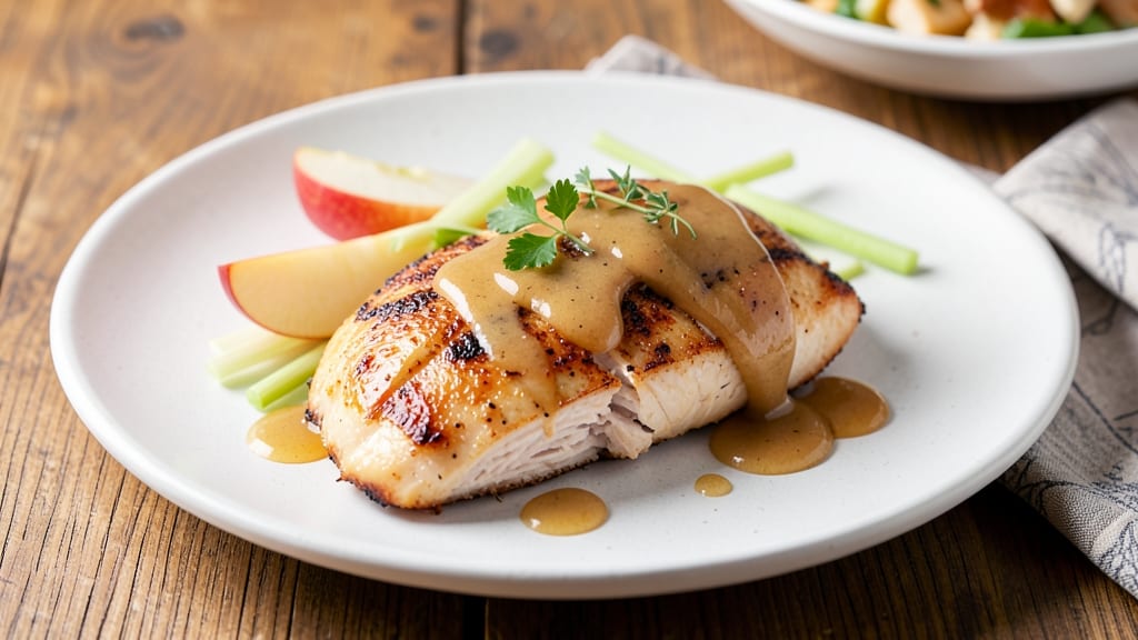 Apple Chicken Recipe Healthy: Crispy Celery and Sweet Tart Glaze Fusion