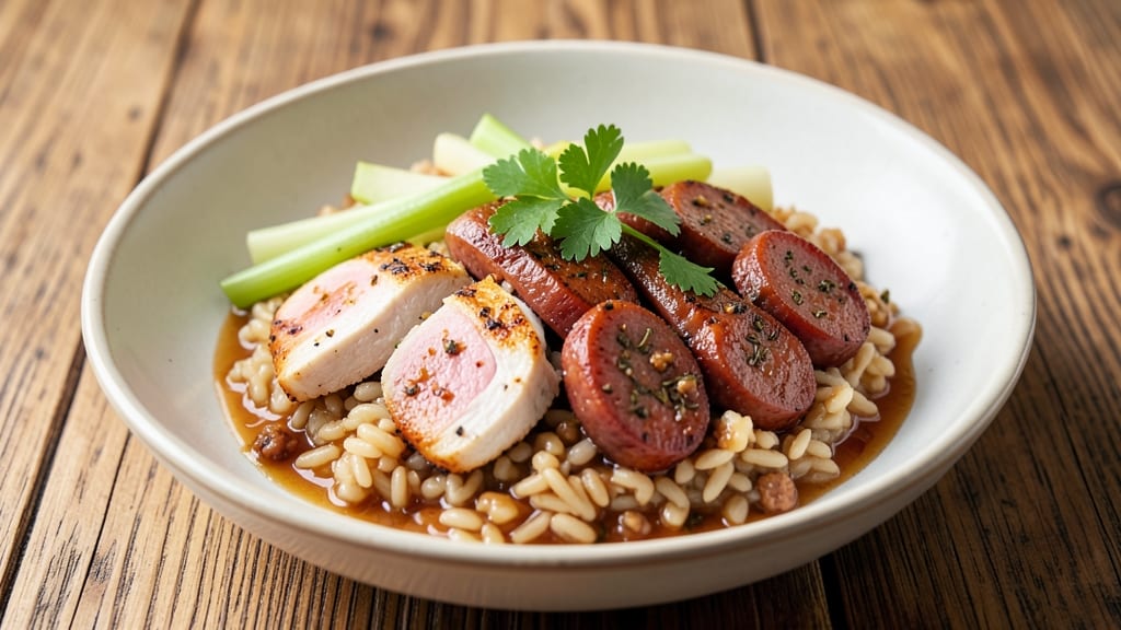 Chicken Apple Sausage Orzo Recipe: One-Pan Sweet-Savory Simmer With Celery Crunch