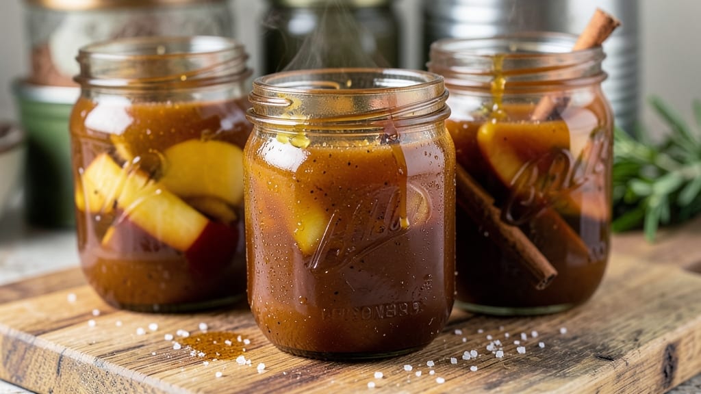 Homemade Apple Sauce Recipe for Canning: Sterilized Jars and Long-Lasting Flavor