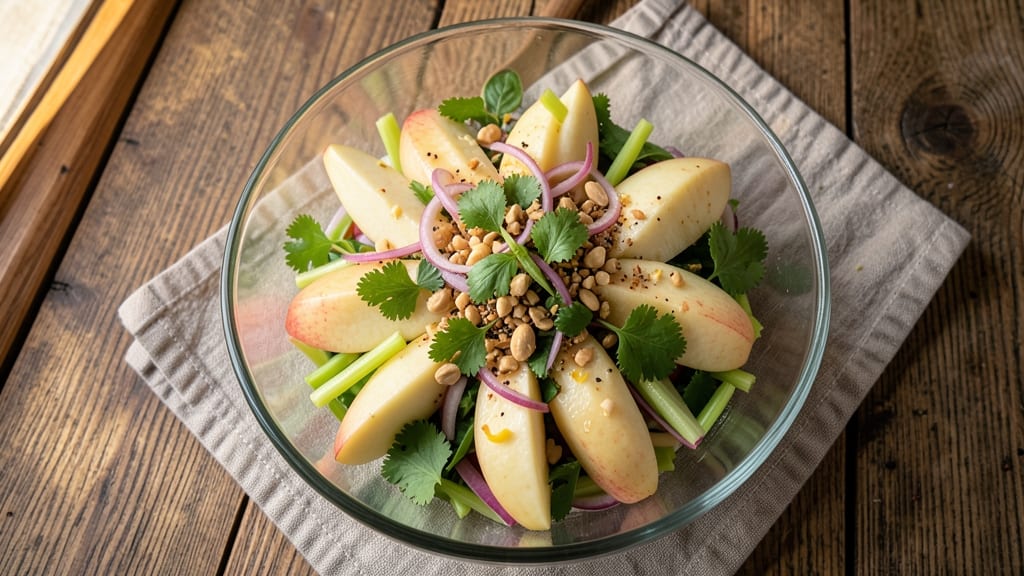 Thai Apple Salad Recipe: Crunchy Celery and Sweet Chilli Balance