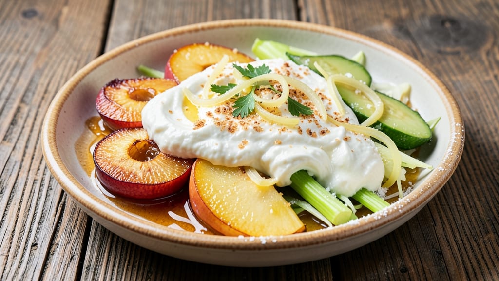 Polish Apple Cheese Recipe: Savory Tart Stew With Celery Crunch