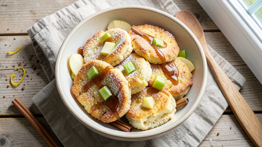 Cottage Cheese Apple Fritters Recipe: Golden Crispy Bites With Caramelized Apple Hearts