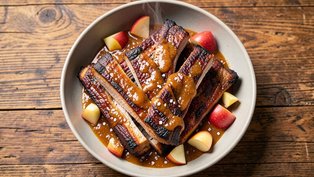 Apple Butter Ribs Recipe: Slow-Braised Spice and Apple Harmony