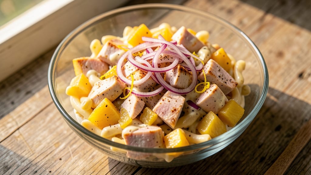 Chicken Pineapple Macaroni Salad Recipe: Tropical Crunch Meets Creamy Comfort