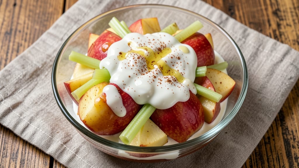 Buca Di Beppo Apple Salad Recipe: Celery-Caramelized Apple Bites With Creamy Yogurt Dressing
