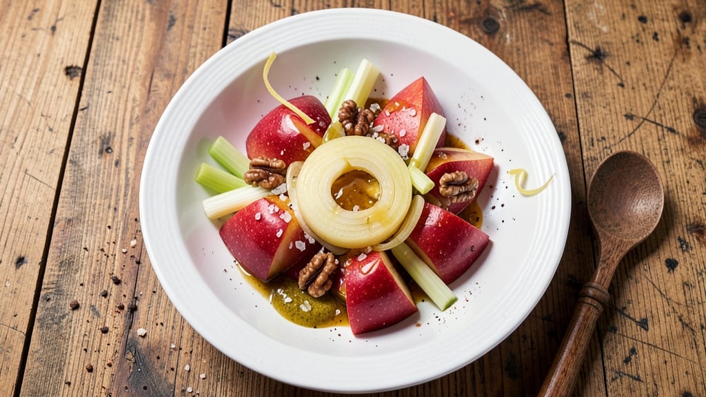 Honey Apple Salad Recipe: Crisp Celery and Caramelized Apple Bites