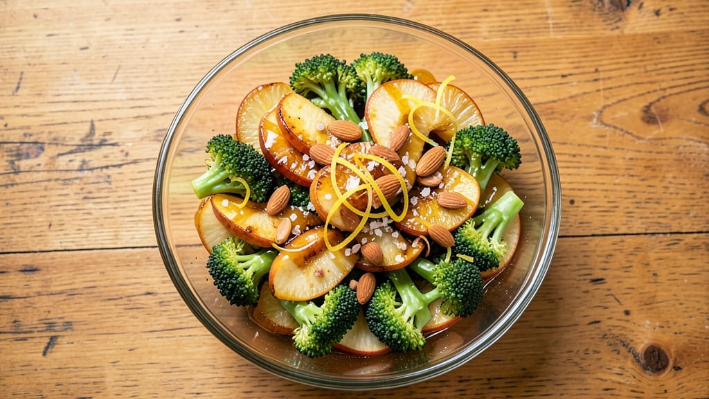 Honey Crisp Apples and Broccoli Salad Recipe: Sweet-Tart Crunch with Creamy Honey Dressing