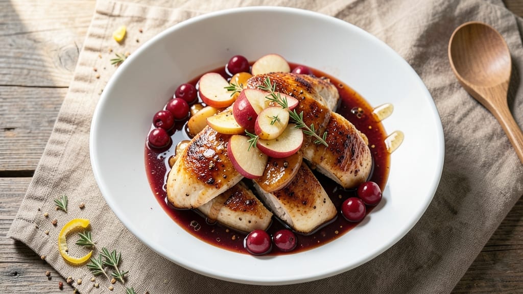 Apple Cranberry Chicken Lean Cuisine Recipe: Crispy Bites with Tart-Sweet Glaze