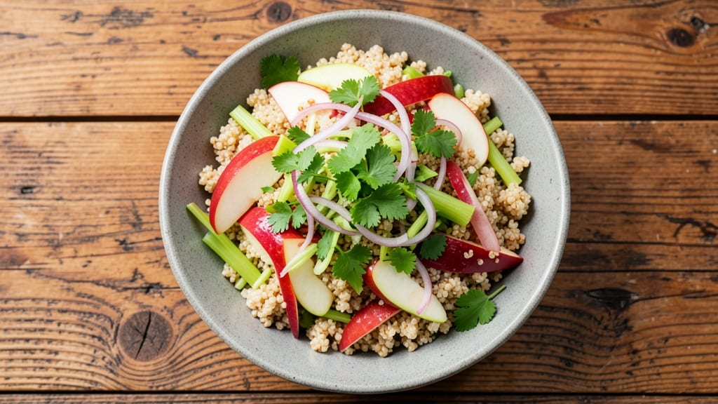 Quinoa Apple Salad Recipe: Crunchy Celery and Sweet Tart Freshness in 20 Minutes