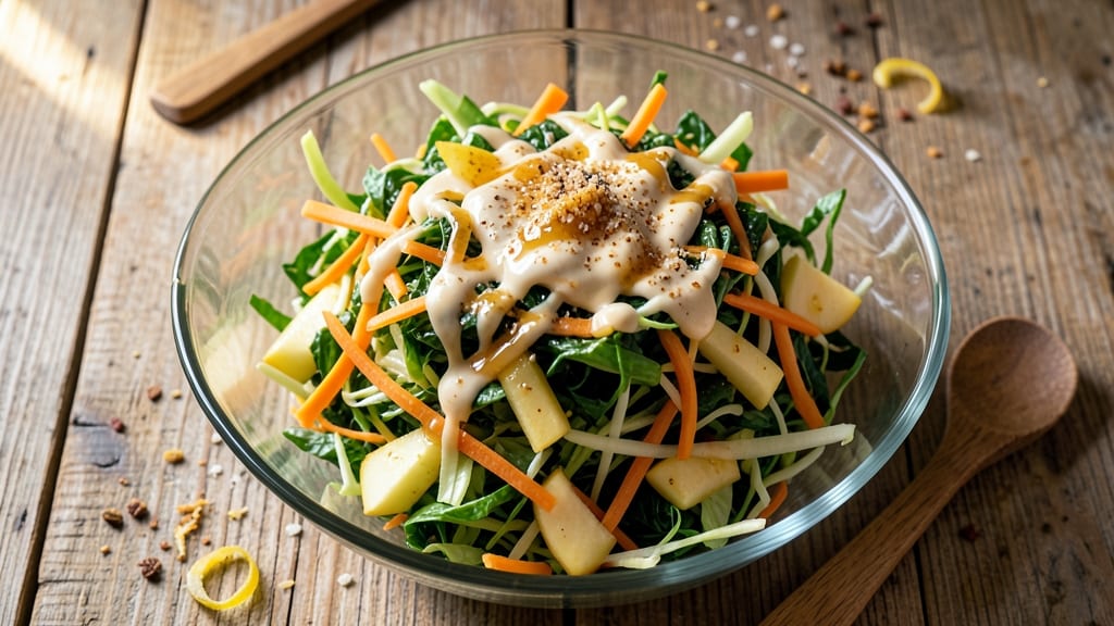 Apple Coleslaw Salad Recipe: Crunchy Celery and Sweet Apple Harmony