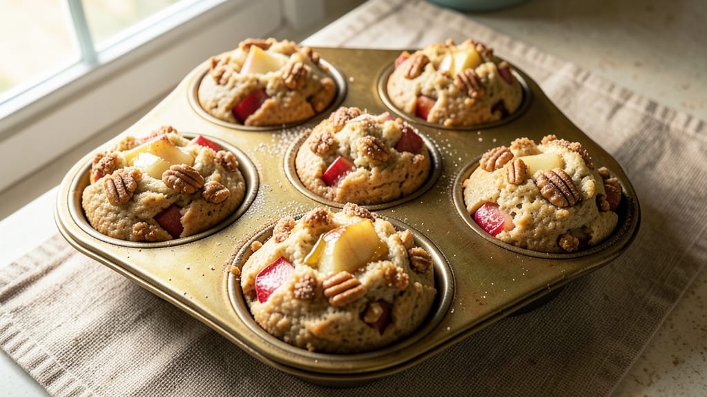 Whole Wheat Apple Muffins Recipe: Spiced Streusel-Topped Brightness
