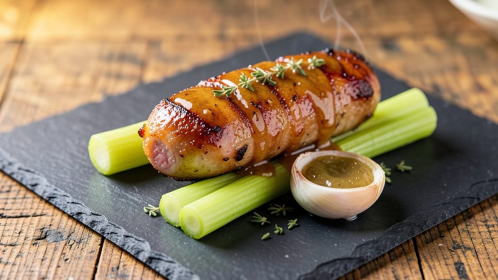 Whole30 Chicken Apple Sausage Recipe: Smoky Apple-Cider Glaze with Celery Crunch