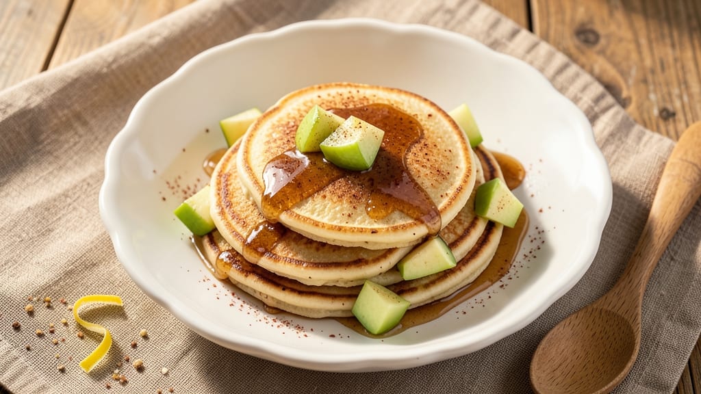 Baby Apple Pancakes Recipe: Mini Stacks With Caramelized Fruit Swirls