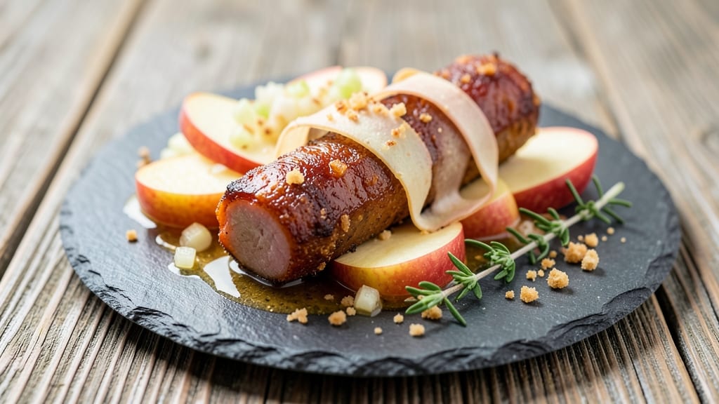 Pork And Apple Sausage Recipe UK: One-Pan Crispy Celery and Caramelized Apple Bites