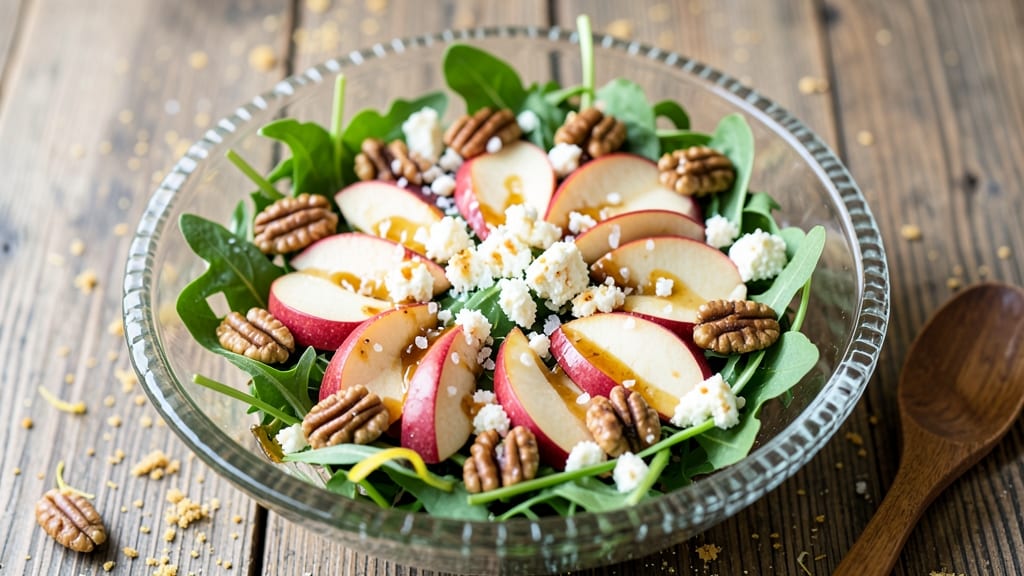 Apple Pecan Fall Salad Recipe: Crunchy Nut and Caramelized Apple Bites