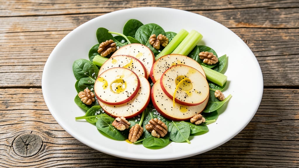 Raw Apple Salad Recipe: Crunchy Celery and Sweet Tart Freshness